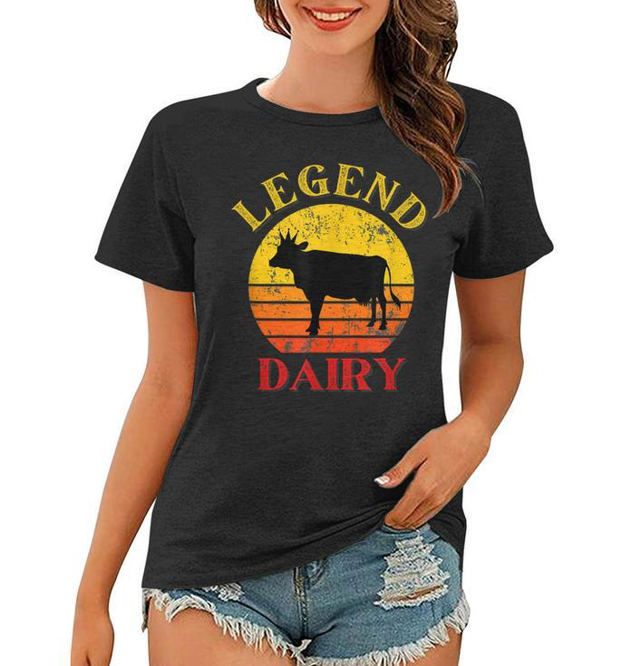 Legend Dairy Cow A Legend On The Farm Women T-shirt