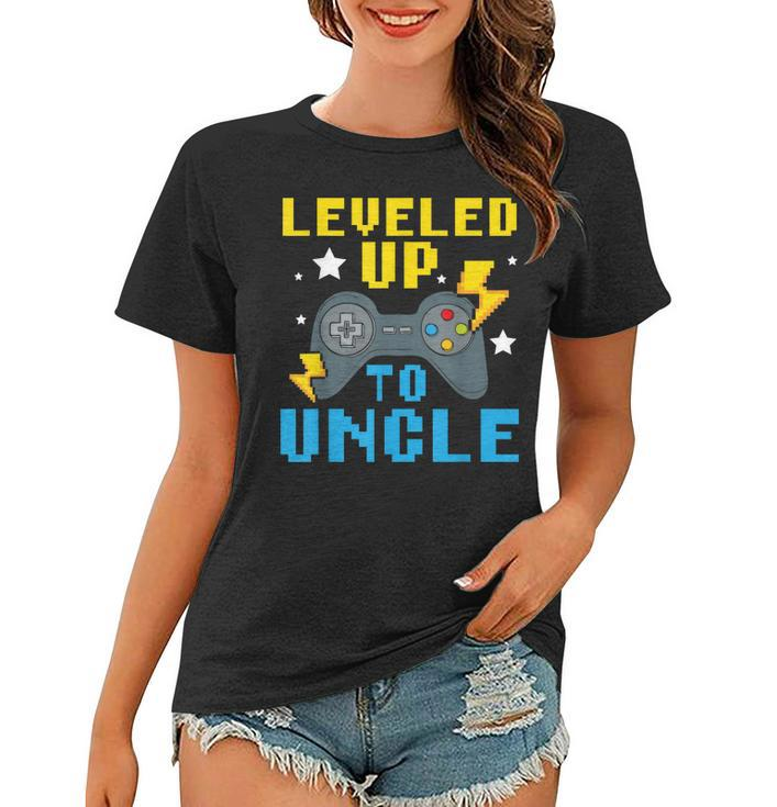 Leveled Up To Uncle Proud Uncle Best Uncle Ever Gamer Gift For Mens Women T-shirt