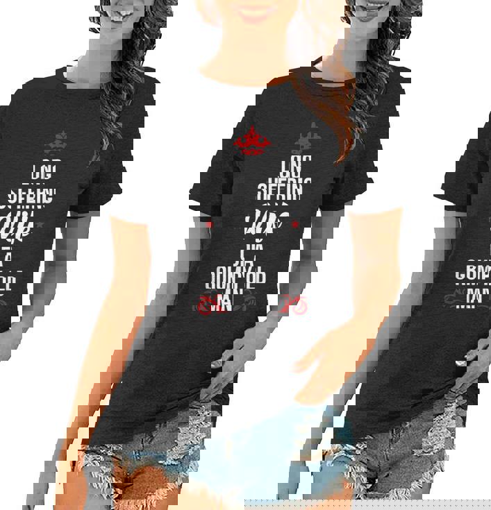 Long Suffering Wife Of A Grumpy Old Man T-Shirt