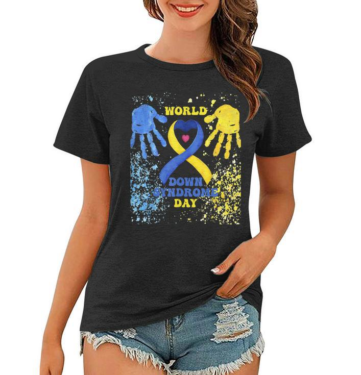 Love World Down Syndrome Awareness Day Love  Women T-shirt