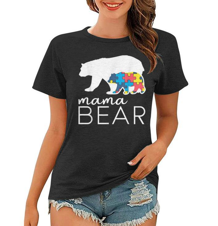 Mama Bear Autism Mom  For Women Women T-shirt