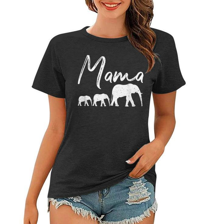 Mama  Elephant Mothers Day Christmas Mommy Mom Best  Women T-shirt
