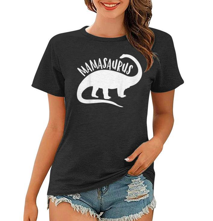 Mamasaurus Funny  Dinosaur For Mama Women Mothers Day V2 Women T-shirt