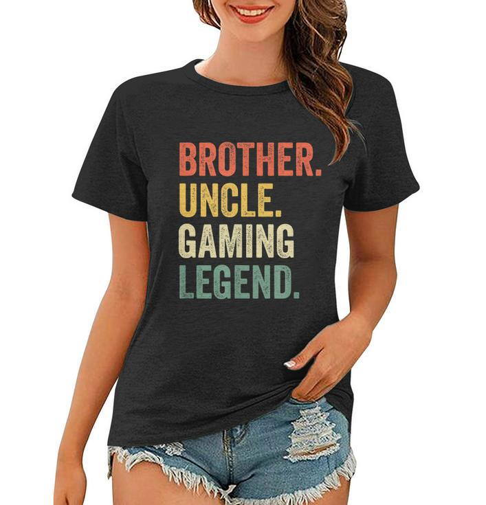 Mens Funny Gamer Brother Uncle Gaming Legend Vintage Video Game Tshirt Women T-shirt