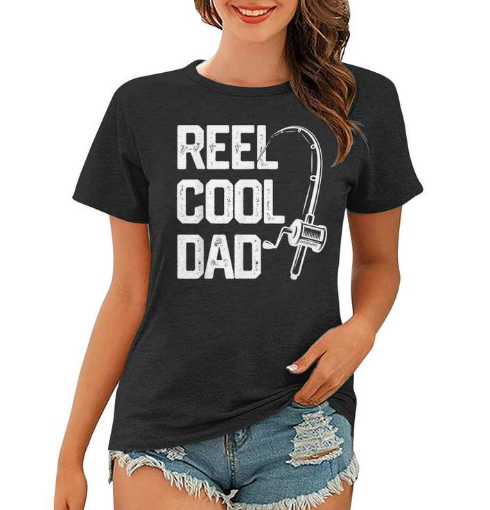 Mens Reel Cool Dad  Fishing Daddy Fathers Day Gift Men Women T-shirt