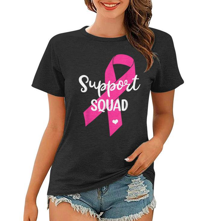 Mens Womens Kids Support Squad Breast Cancer - Support Squad  Women T-shirt