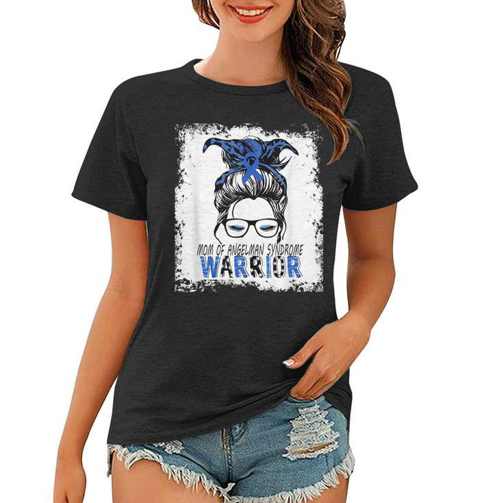 Mom Of Angelman Syndrome WarriorI Wear Blue For Angelmans  Women T-shirt