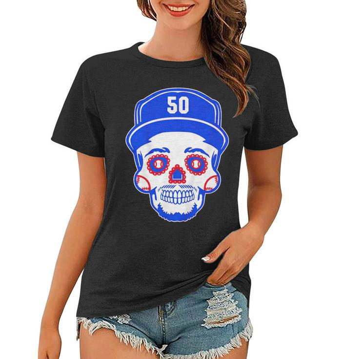 Mookie Betts Sugar Skull Women T-shirt