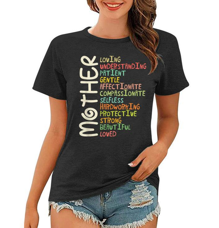 Mother Meaning  I Love Mom Mothers Day  Women T-shirt