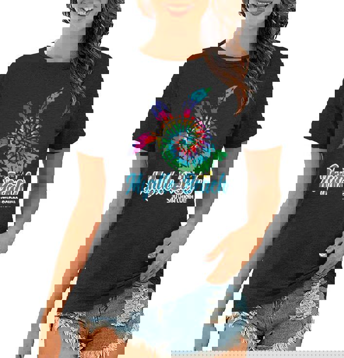 Myrtle Beach Souvenirs Tie Dye Save Sea Turtle S Carolina Women T-shirt