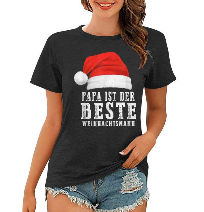 Papa Claus Merry Christmas Santa Mütze Frauen Tshirt