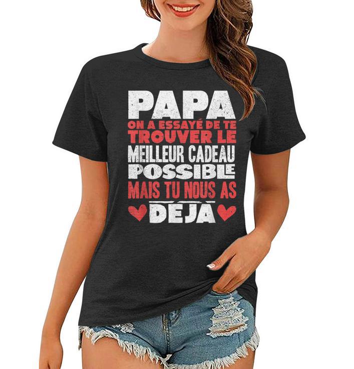 Papa Zum Vatertag Geschenk Für Papa Geburtstag Vater V4 Frauen Tshirt