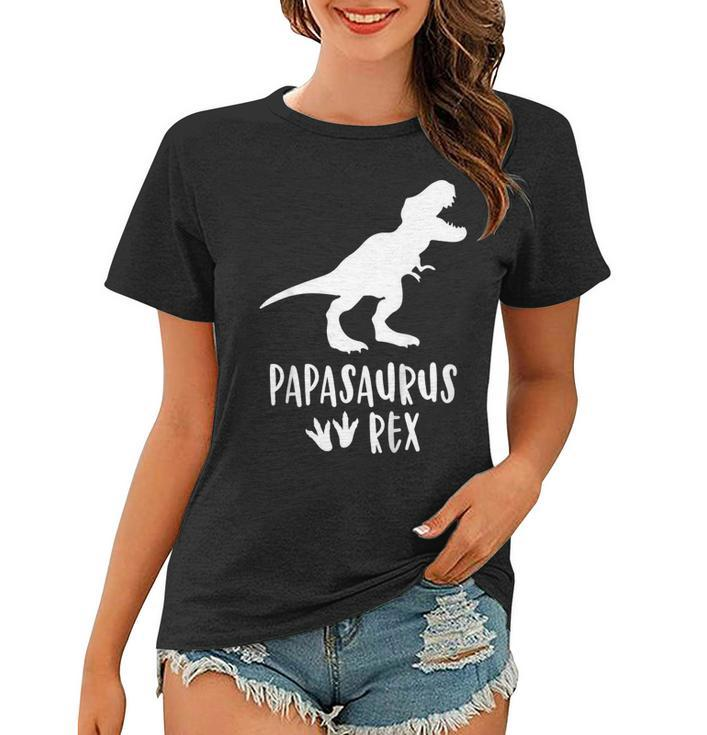 Papasaurus Husband T Shirt Papa Rex Father Day Saurus Daddy Women T-shirt