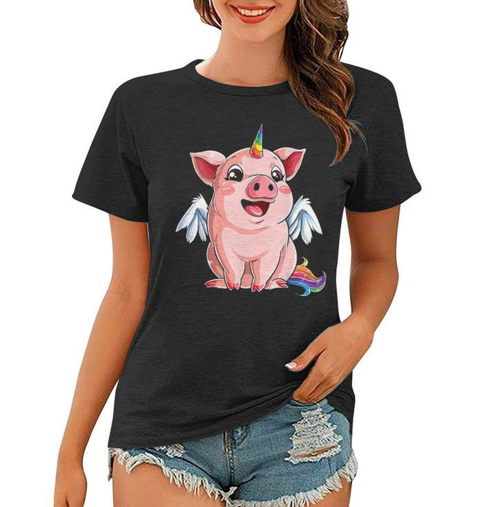 Pig S For Girls Kids Women Pig Unicorn Piggycorn Gifts Women T-shirt