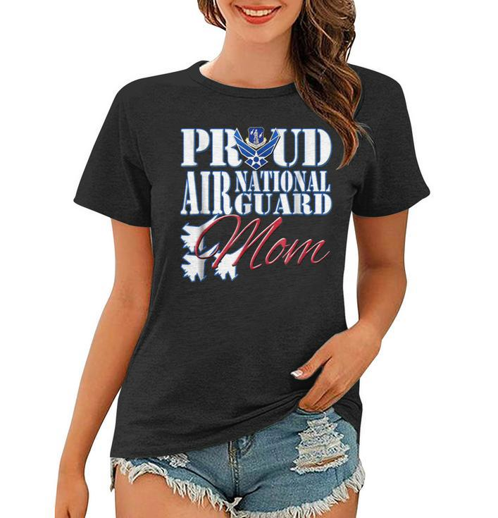 Proud Air National Guard Mom Shirt Air Force Mothers Day Women T-shirt