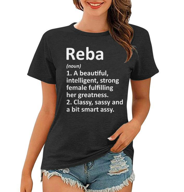 Reba Definition Personalized Name Funny Christmas Gift  Women T-shirt