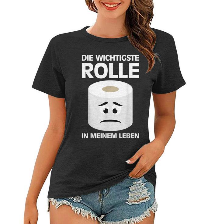 Rolle Klopapier Toilettenpapier Lustige Sprüche Witzige Wc Frauen Tshirt