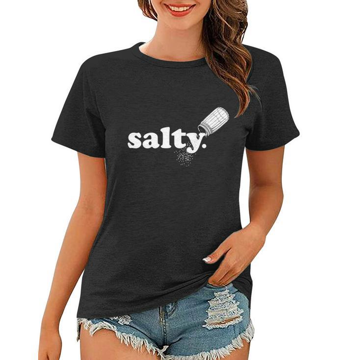 Salty Ironic Sarcastic Cool Funny Hoodie Gamer Chef Gamer Pullover Women T-shirt