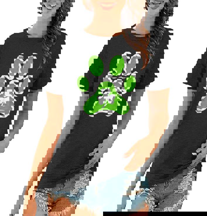 Shamrock Dog St Patricks Day Women T-shirt