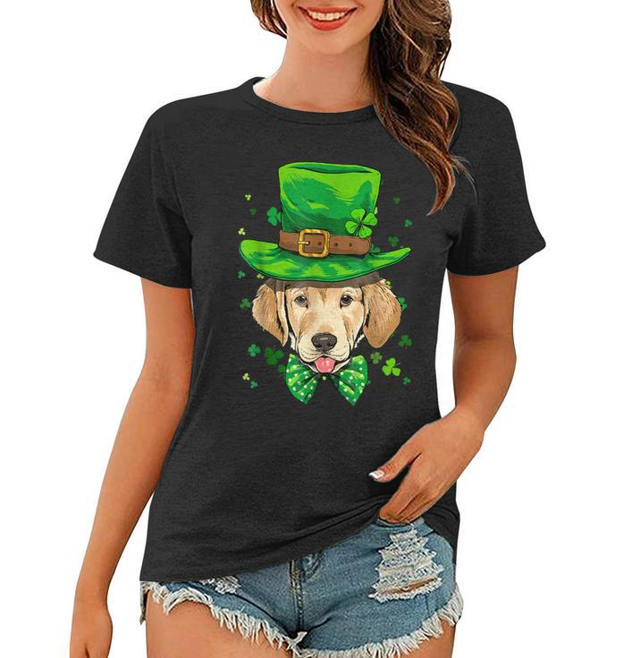 St Patricks Day Leprechaun Labrador Retriever Pet Dog Irish  Women T-shirt