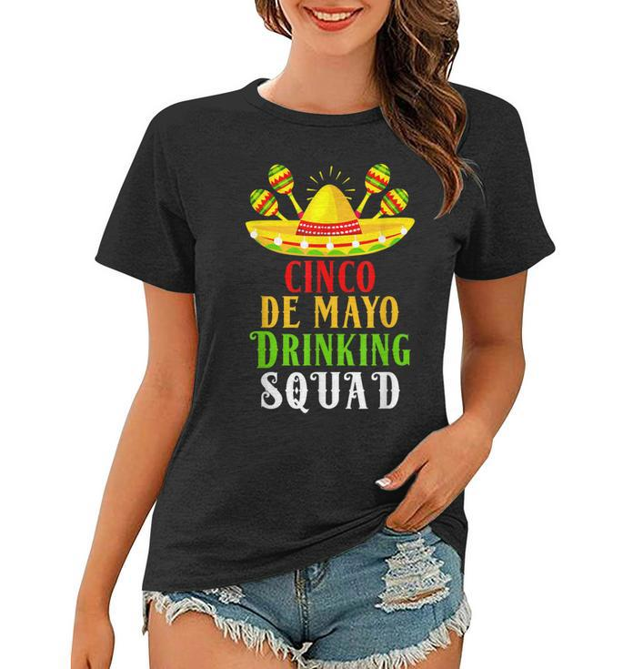 Tequila Squad  Funny Drinking Cinco De Mayo Women T-shirt