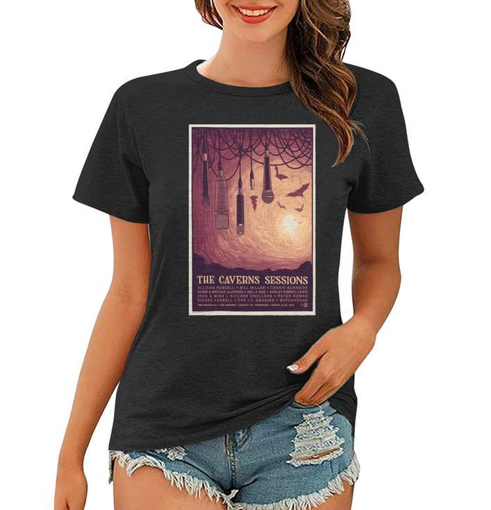 The Caverns Sessions Tennessee 2023 March 24 26 Grundy Co Poster Women T-shirt