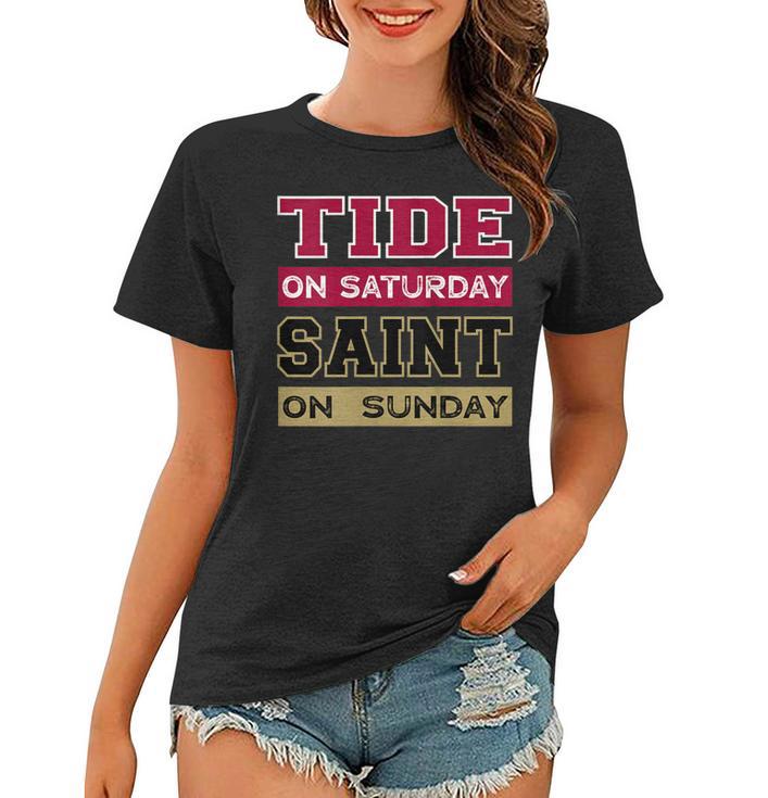 Tide On Saturday Saint On Sunday Alabama Louisiana Football T Shirts,  Hoodies, Sweatshirts & Merch