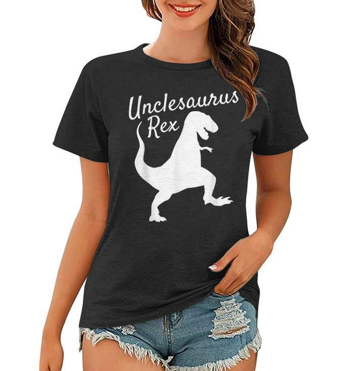 Uncle Saurus Rex  Family Dinosaur Christmas Pajamas Women T-shirt