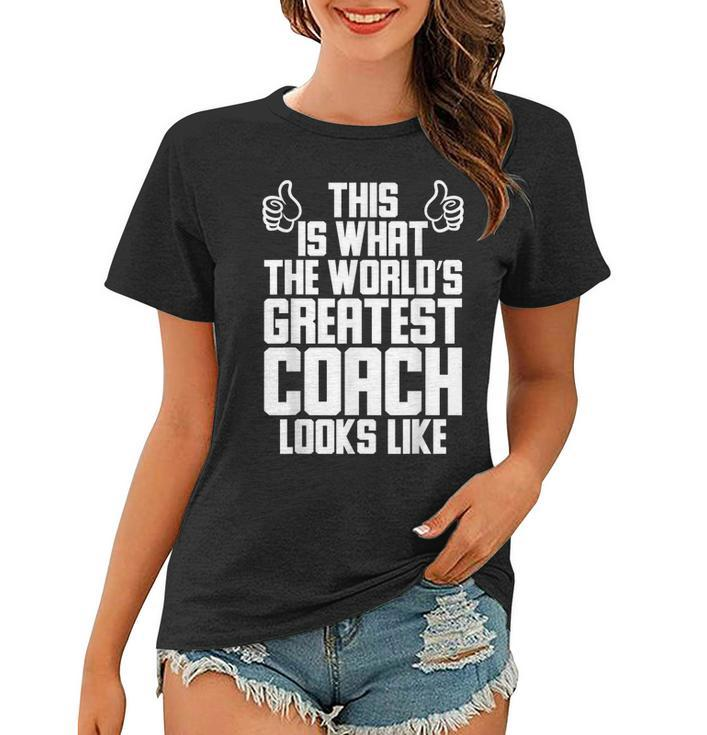Volleyball  Worlds Greatest Coach Best Coach Ever Women T-shirt