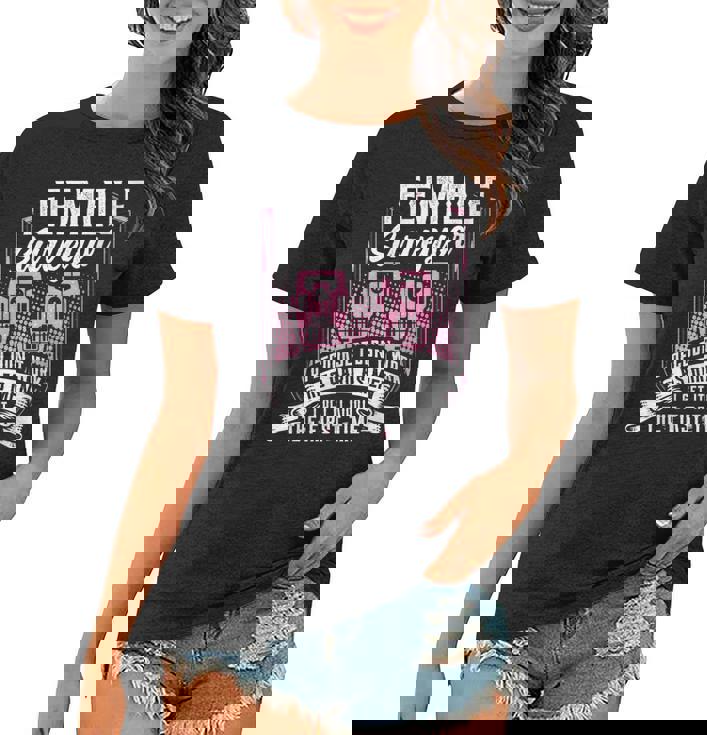 Womens Female Surveyor Land Surveyors And Engineers Women T-shirt