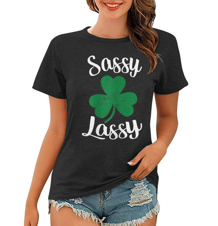 Womens Sassy Lassy St Patricks Day   Women T-shirt