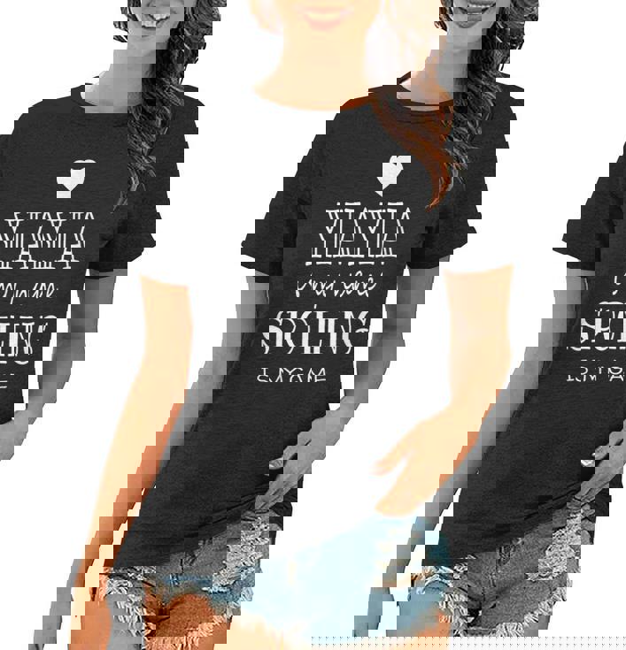 Yiayia Is My Name Yiayia Gifts For Greece Greek Grandma Women T-shirt