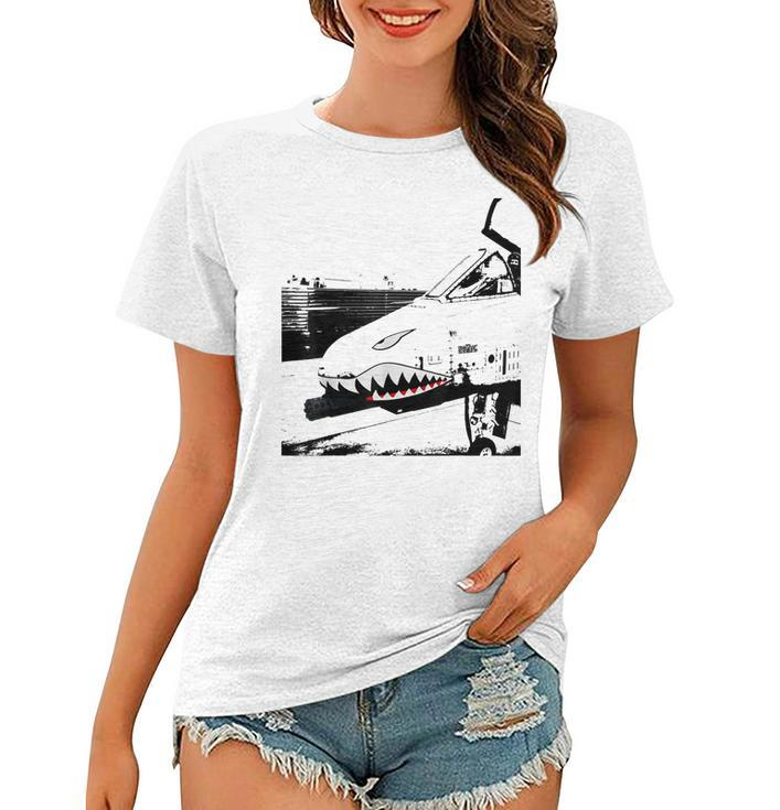 A10 Warthog Usa Fighter Jet Tank Buster A10 Thunderbolt Women T-shirt