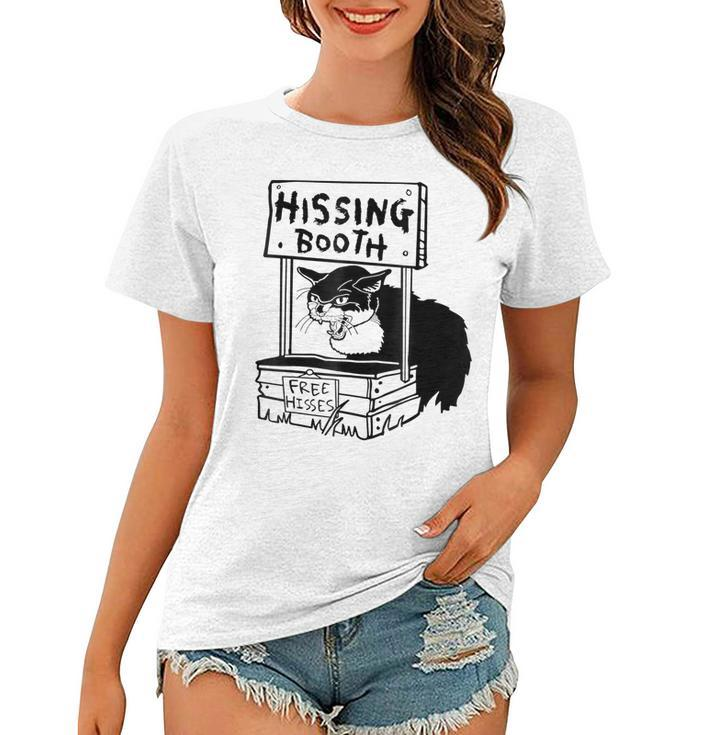 Funny Hissing Booth Kitten Kitty Cat Furmom Furdad Women Men  Women T-shirt