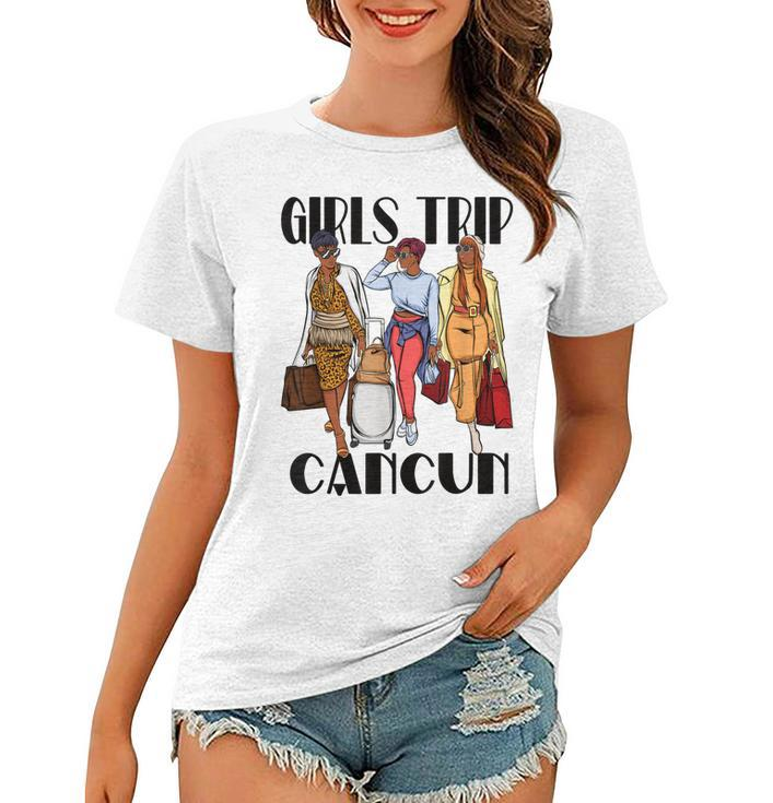 Girls Trip Cancun 2023 Mexico Vacation Weekend Black Women  Women T-shirt