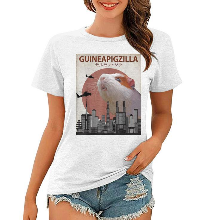 Guineapigzilla Funny Guinea Pig T-Shirt Gift Women T-shirt