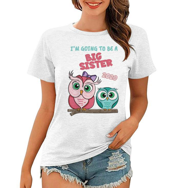 Kids Going To Be A Big Sister 2020  Owl Women T-shirt