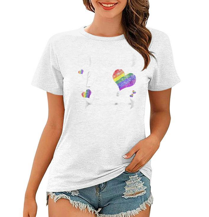 Kids Proud Little Sister Gay Pride Month Lgbt Women T-shirt