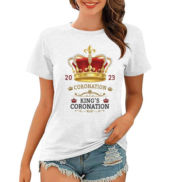 Kings Coronation 2023 Idea For Women & British Coronation  Women T-shirt