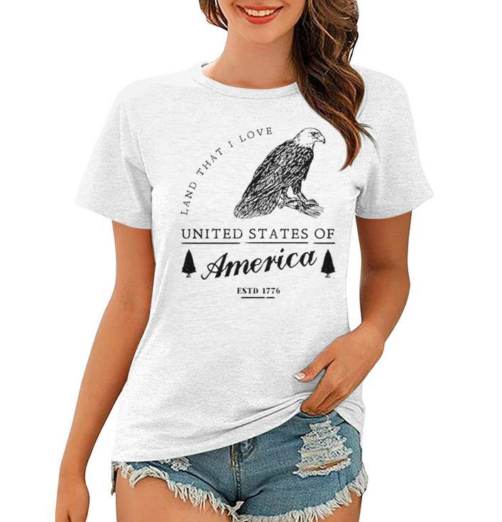 Land That I Love United States Of America Est  Women T-shirt