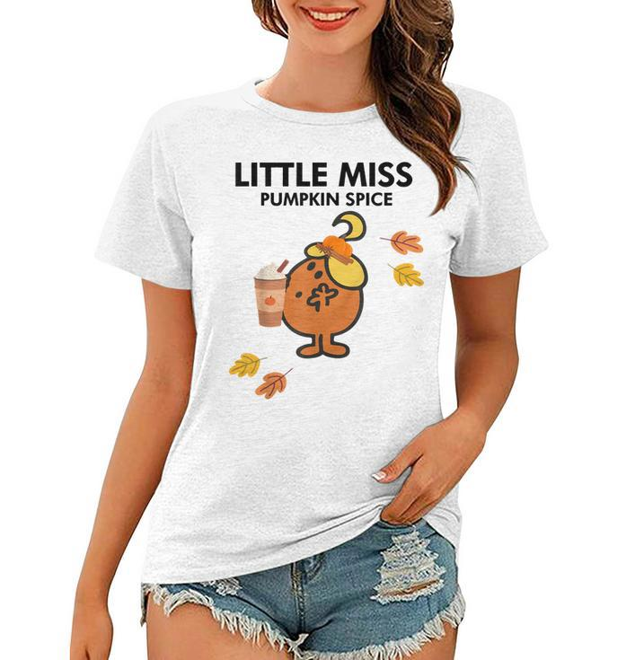 Little Miss Halloween Queen Pumpkin Funny Pumpkin Spice  V2 Women T-shirt