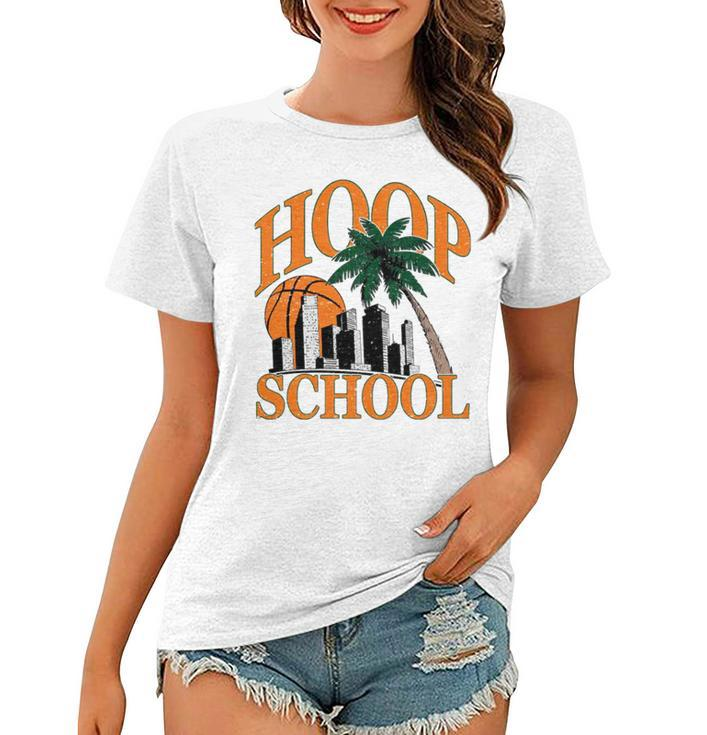 Miami Hoop School Basketball Women T-shirt