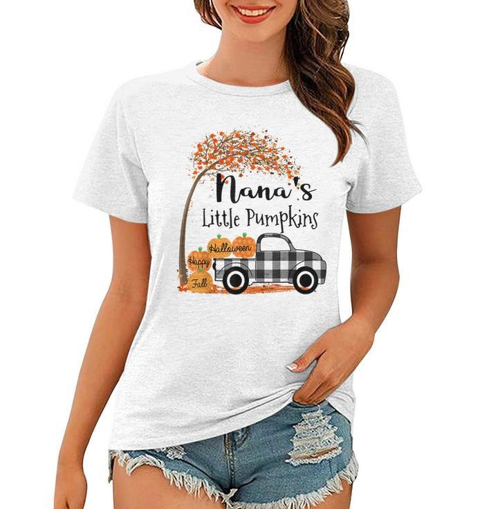 Nana Little Pumpkins - Fall Pumpkin Lovers Thanksgiving Women T-shirt