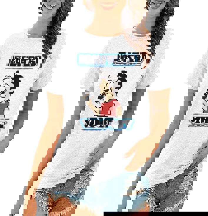 Registered Vapist Women T-shirt