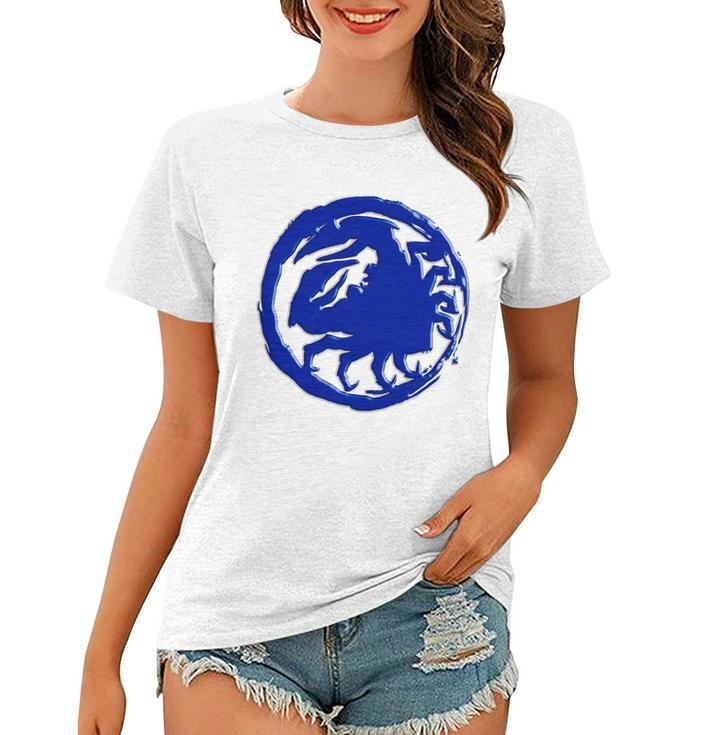 Samurai Legend Crab Mon Blue Women T-shirt
