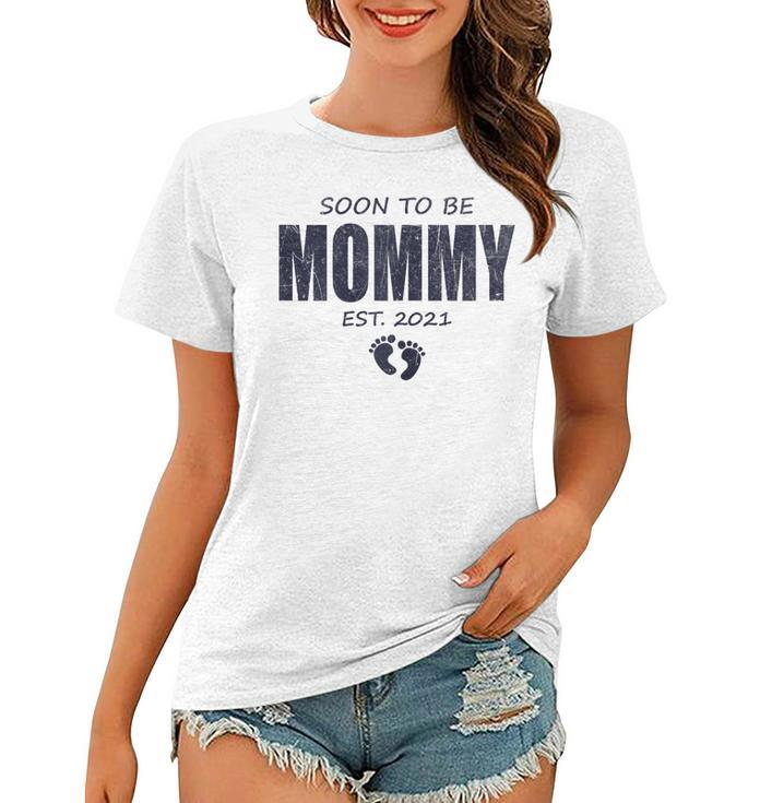 Soon To Be Mommy 2020 And Promoted To Mom Baby Announcement  Gift For Womens Women T-shirt