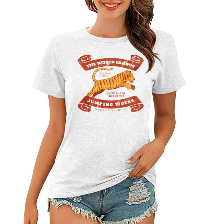 The World Famous Jumping Tigers Women T-shirt