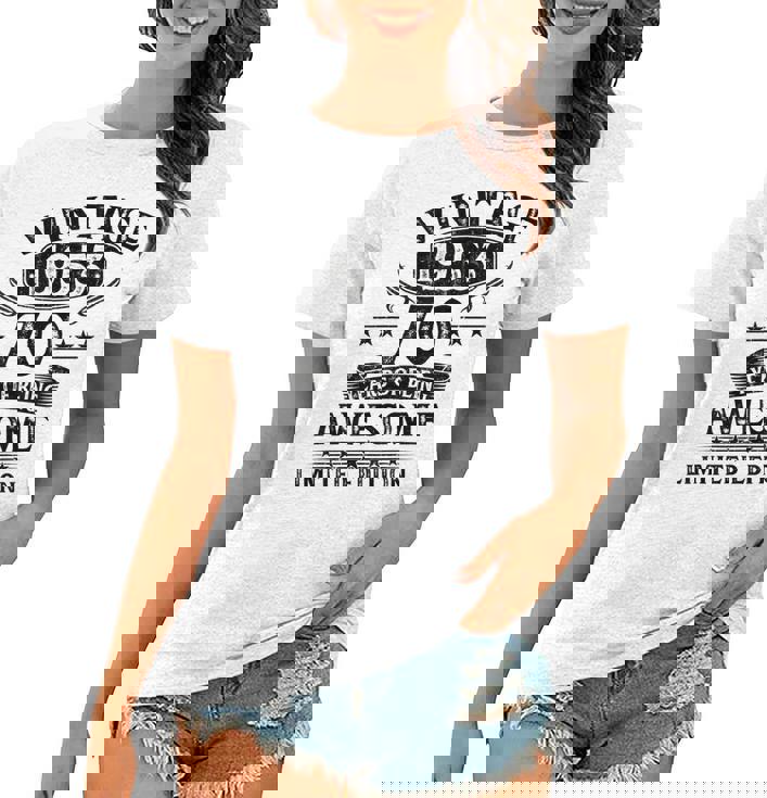 Vintage 1953 Limited Edition 70 Year Old 70Th Birthday Gifts  Women T-shirt