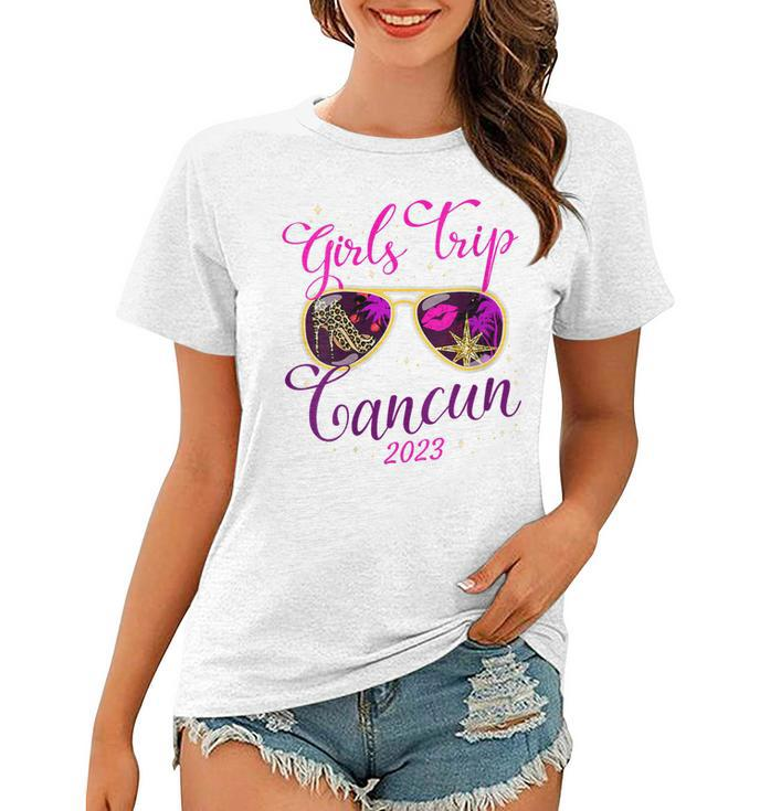 Womens Girls Trip Cancun 2023 Vacation For Women Weekend Birthday  Women T-shirt
