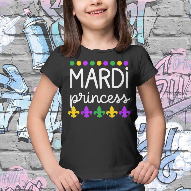Kids Mardi Gras For Toddler Girls Mardi Princess  Youth T-shirt